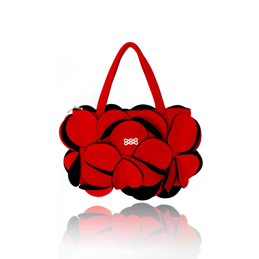 Suin Flower Tote Bag_Red