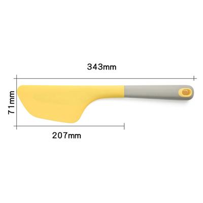 Extra veľká silikónová škrabka na pečenie s krémom 34 cm, nepriľnavá špachtľa na maslo a vyhladzovač