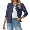 Women's Fashion Casual Comfortable Solid Color Cardigan Jacket