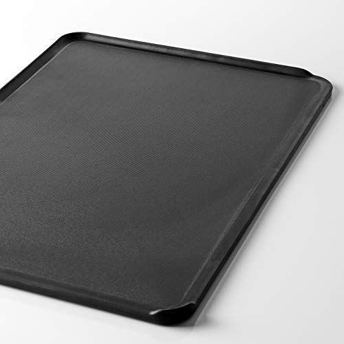 [BLKP] Pearl Metal Made in Japan Lightweight Antibacterial Cutting Board, Medium, Limited Edition, Black with Guard, BLKP Black, AZ-5048