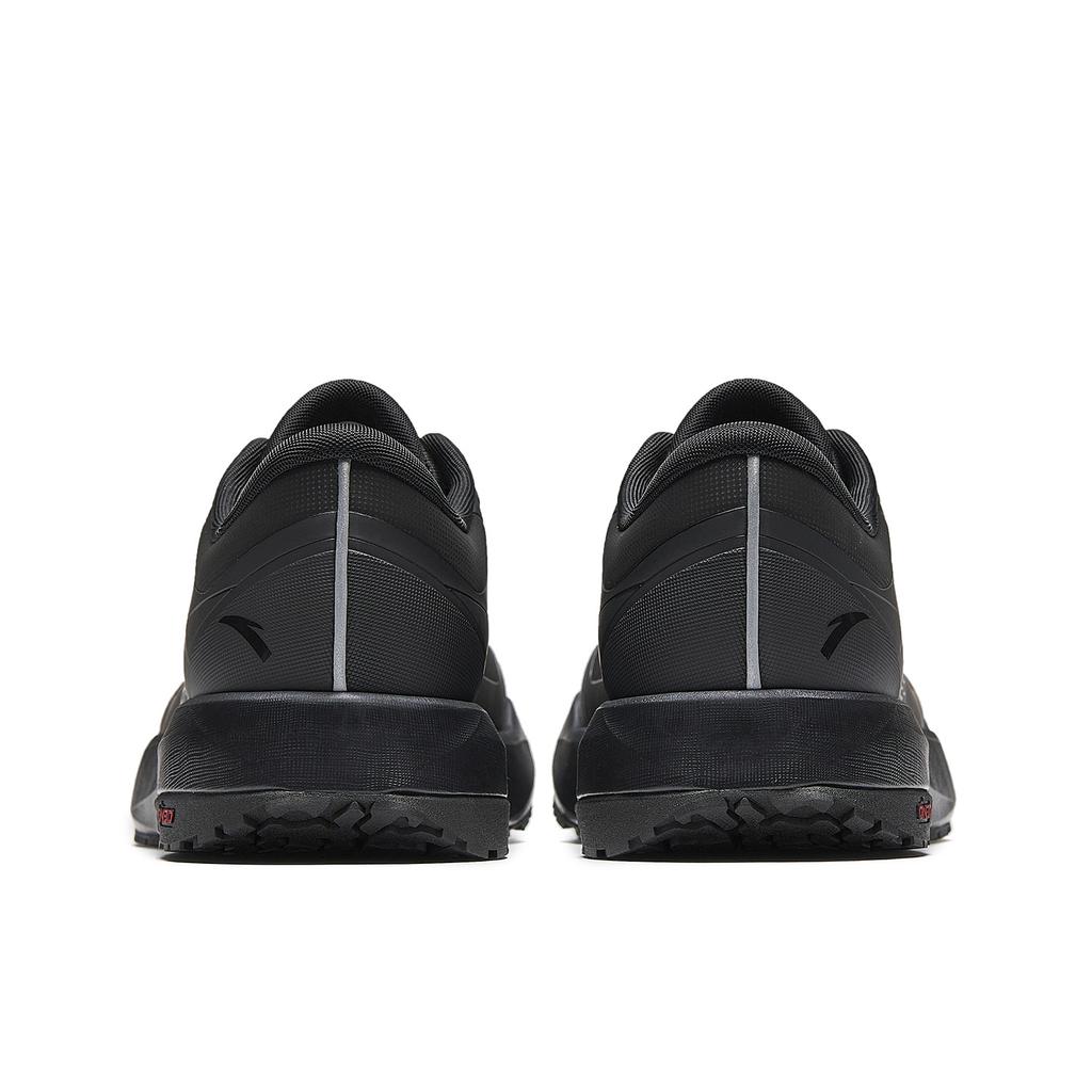 Anta Wind And Rain Proof Wear resistant And Lightweight Low top Casual City Commuting Running Shoes Men's Basic Black 912615556-9