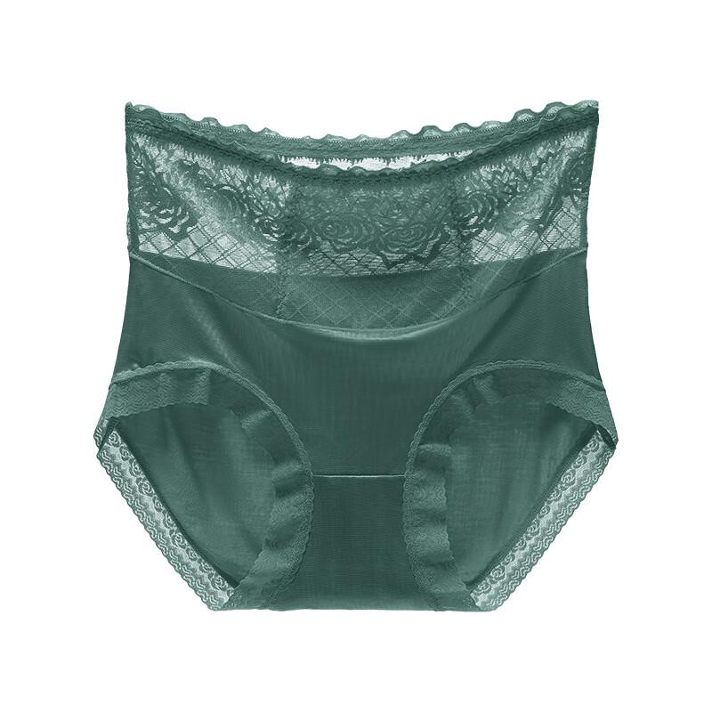 Aimeifen Modal Lace High-Waist Tummy Control Briefs 2-Pack