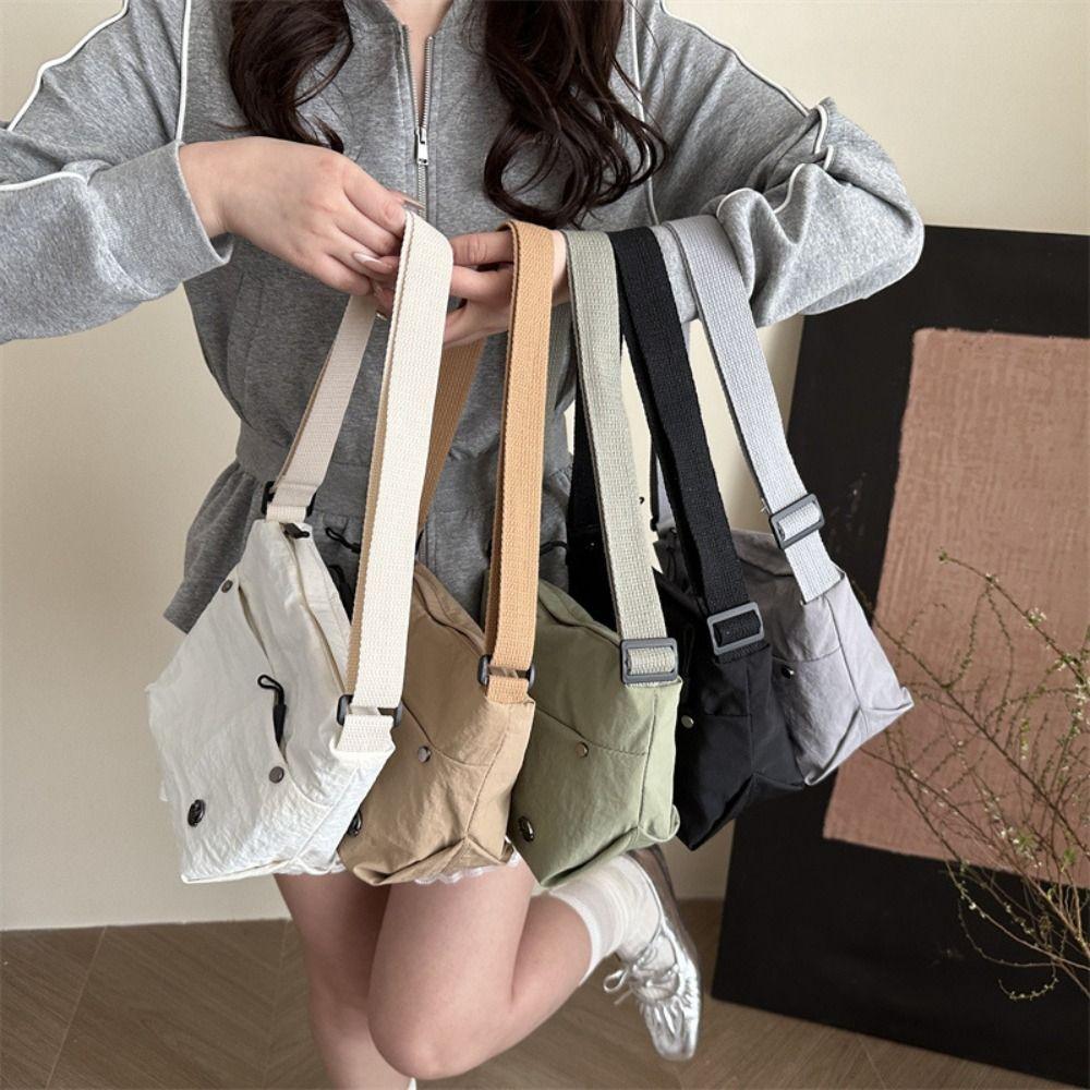 

Portable Men Crossbody Bag Quick-dry Mobile Phone Pack Fashion Nylon Shoulder Bag Daily чорний