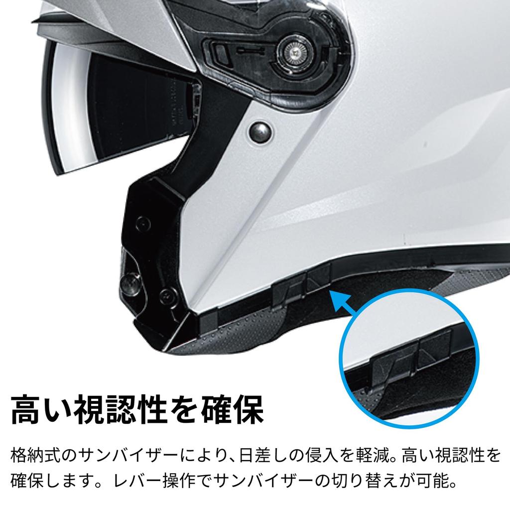 Full Face Pearl White i90 Solid HJH191 [HJC Helmet] (Size M)
