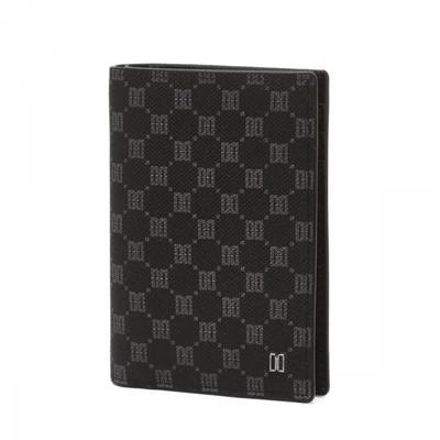 Black Dd Pattern Slim Wallet Dbho6e393bk