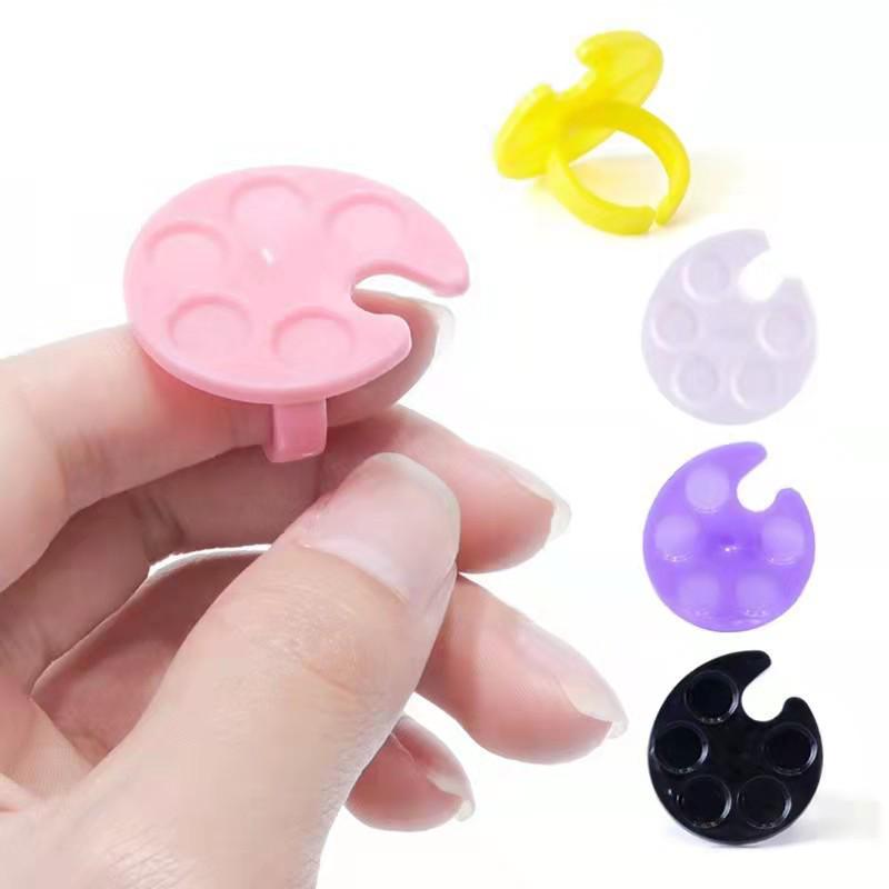 Oval Ring Nail Art Paint Palette