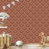 Geometric Orange Diamonds Wallpaper for Living Room and Bedroom 50x1000