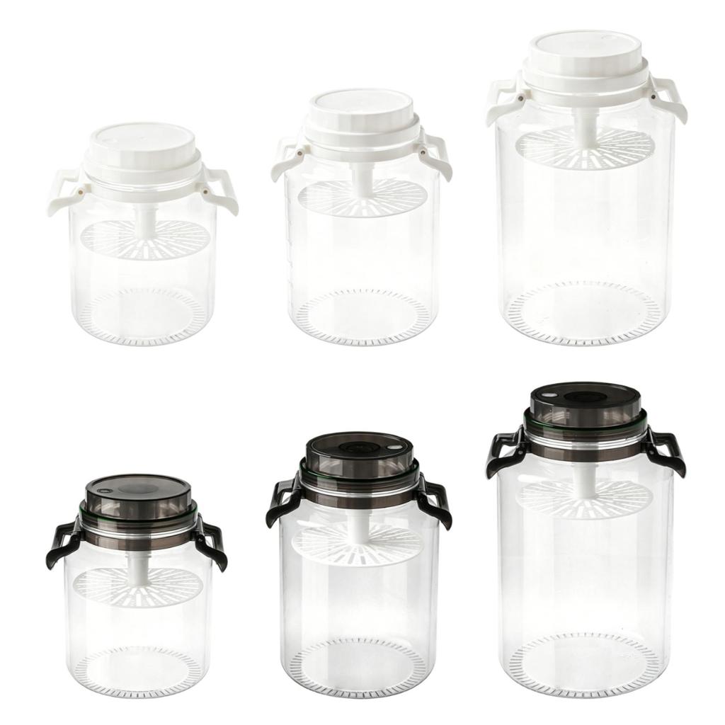 PET PP Material Pickle Jar Leakproof Food Storage Container for Home Kitchen Fermentation and Salad