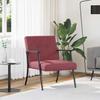 Armchair Burgundy Fabric