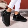 Damen Plüsch Slipper Mokassins mit Weicher EVA Sohle - Gemütliche Winter Winterfußbekleidung Stilvolle Slipper Plüsch Innenfutter