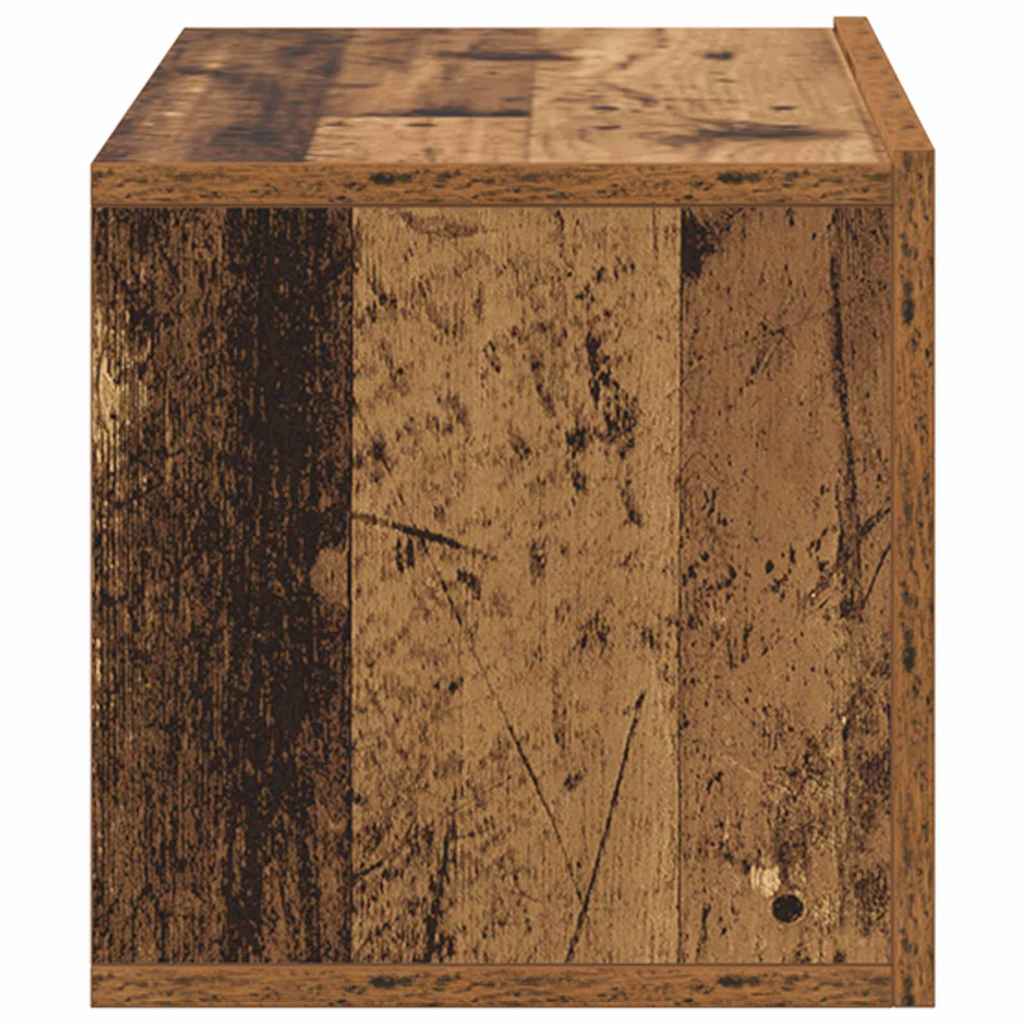 Wall Mounted TV Cabinet Set Brown 60 X 30 X 30 Cm Engineered Wood