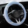 Style Cartoon Steering Wheel Cover With Short Plush Material Perfect Winter For