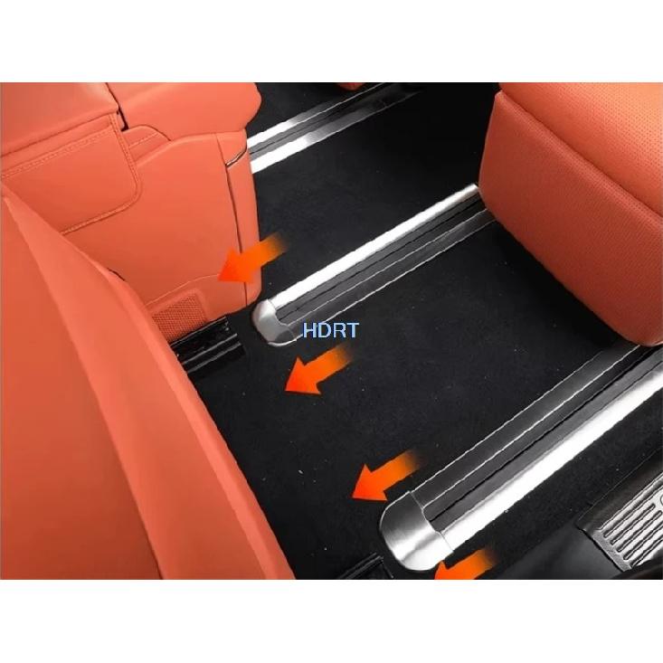 For Geely Lynk & Co 900 2025 + Car Style Seat Rail Slide Pedal Door Sill Scratch Trim Protector Decoration Accessories Auto Part