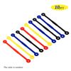 10Pcs Tennis Damper Silicone Tennis Racket Vibration Absorbing Shock Reducing Strips