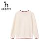 HAZZYS Girls' 2026 Autumn Sweet Round Neck Knit Sweater
