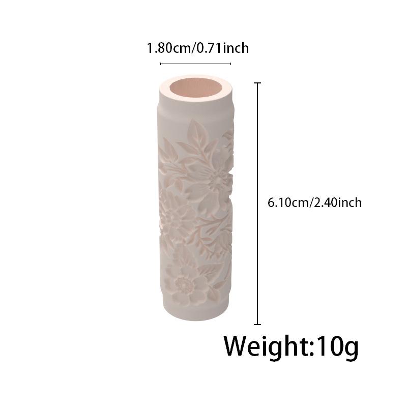 For Clay Crafting, Durable Plastic French Pattern Soft Pottery Earring Polymer Clay Texture Roller, Seamless Cutter Tool