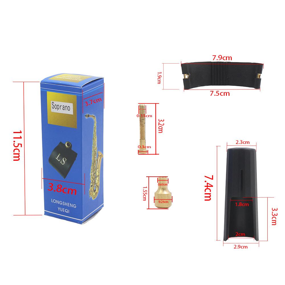 Clarinet Mouthpiece Ligature And Cap Alto Soprano Tenor Saxophone Leather Buckle Clamp\Clip Woodwind Instrument Accessories
