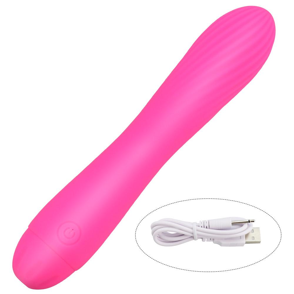 10-Mode USB Rechargeable Silicone Vibrator with Heating and Silent Massage