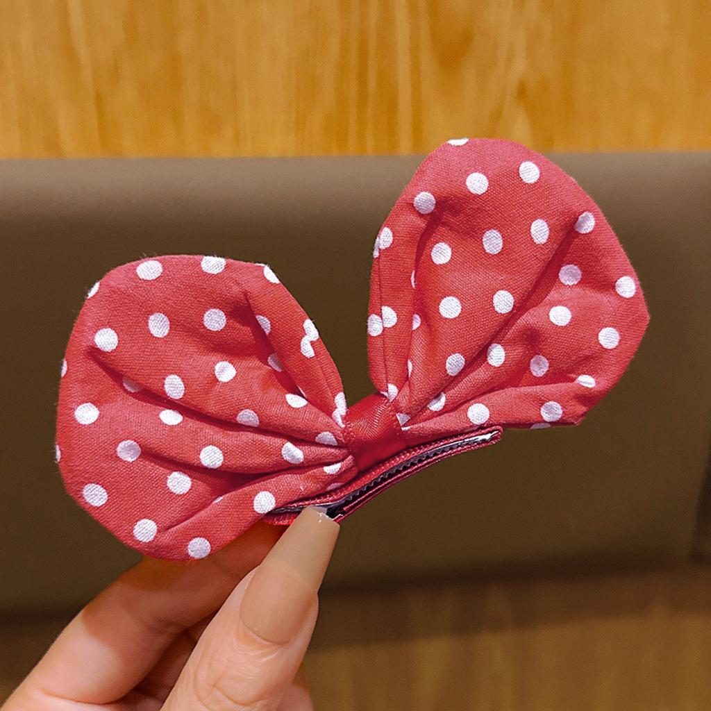 1 Red Bow Hair Clip Cute Hair Accessory Suitable for Daily Use