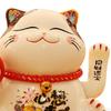 Chinese Cat Ornaments Animal Figurine Ceramic Waving Craft Sculpture Statue for Garden Indoor