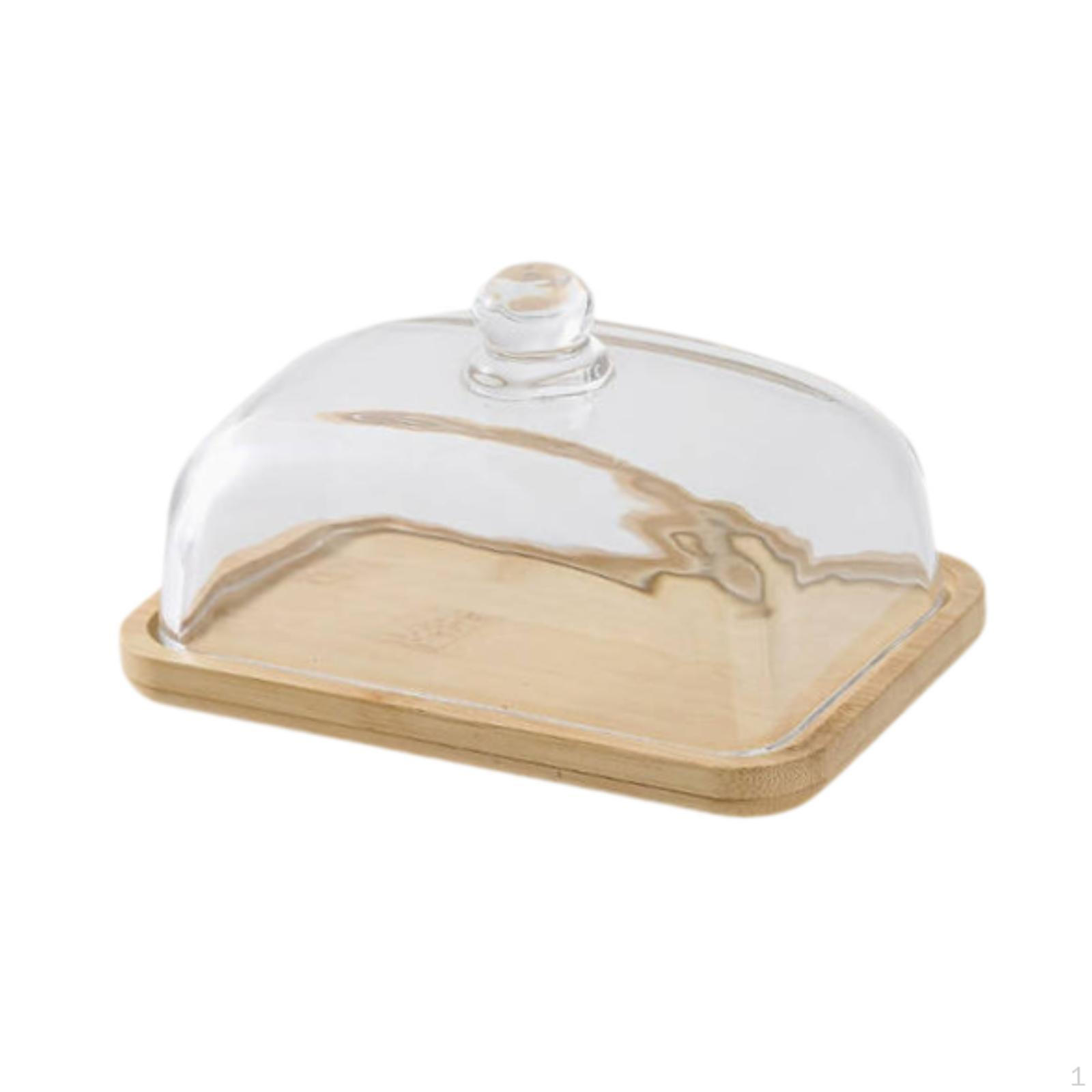 

Торт с куполом, поднос для сервировки в пастельных тонах, десерты для десертов Bamboo Wood