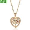 Rhinestone Tree Of Life Pendant Chokers Necklaces Women Accessories Trend Colorful Crystalline Jewelry Eye Catching Statement NecklaceStatement