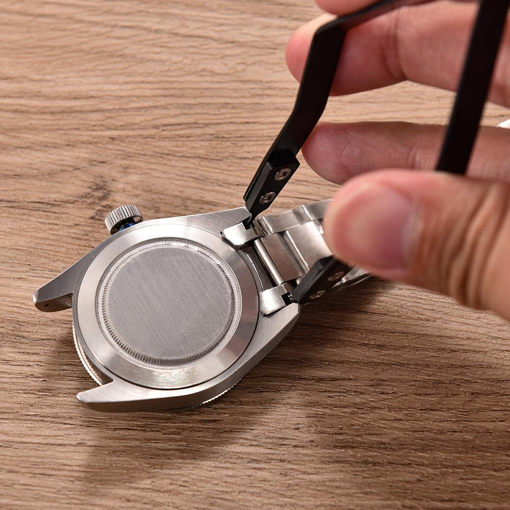 Professionelles Federsteg-Entfernungswerkzeug Edelstahl-Typ Uhrenfedersteg-Pinzette Für Uhrmacher Reparatur Uhr Federsteg-Clip Zubehör