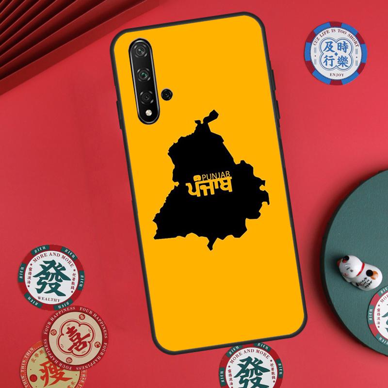Punjab Map Outline For Huawei Nova 12s 12i 7i 8i 11i Y73 Y70 Y90 Y60 Y72 Y61 Y91 9 10 SE P30 Pro P40 Lite Case