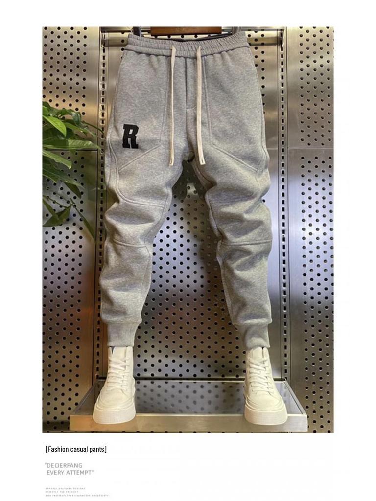 Men's Spring/Summer Slim Fit Jogger Pants - Casual, Cuffed, Loose-Fit Sport Sweatpants