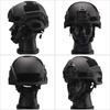 T.D.Well MICH 2000 SWAT Tactical Helmet for Airsoft and Special Forces, Black (Adult Head Circumference: 57-61cm)