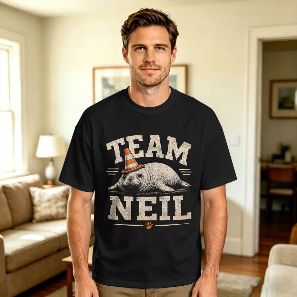 Neil The Seal Dont Be Part of The Problem Cute Animal Humor T Shirt Summer Pure Cotton TShirts For Unisex Design Tee Shirt