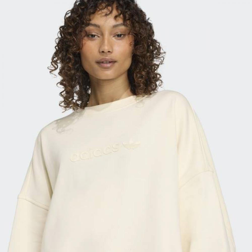 Adidas Essential Linear Oversize Crew Sweatshirt
