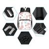 Star Pattern Print Pattern Square Front Pocket Backpack for Boy and Girls Best Gifts 2D Flat Cartoon SchoolBags for Children