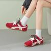 Song Qian Has the Same Cowhide Version of Yunsoft Dexun Shoes for Women's 2025 Summer New Mesh Red Breathable Versatile Sports Shoes