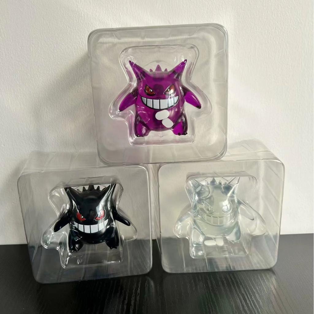 Pokemon Gengar Cartoon Action Figure GK Handmade Scale Model Doll Ornament Children Collectible Decorative Toy Surprise Birthday Gift Presents