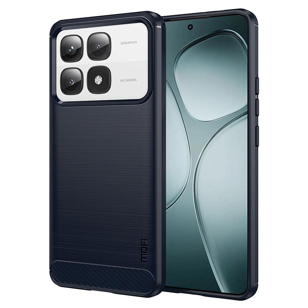 MOFI JK TPU Series-1 For Xiaomi Redmi K70 Ultra Case Carbon Fiber Texture TPU Soft Phone Cover