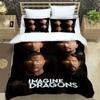 Rock Band Imagine Dragons Bedding Sets Exquisite Bed Supplies Set Duvet Cover Bed Comforter Luxury Birthday Gift Bedding Set