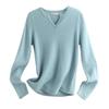 PALUOPO Women's Scissor Collar Cashmere Sweater