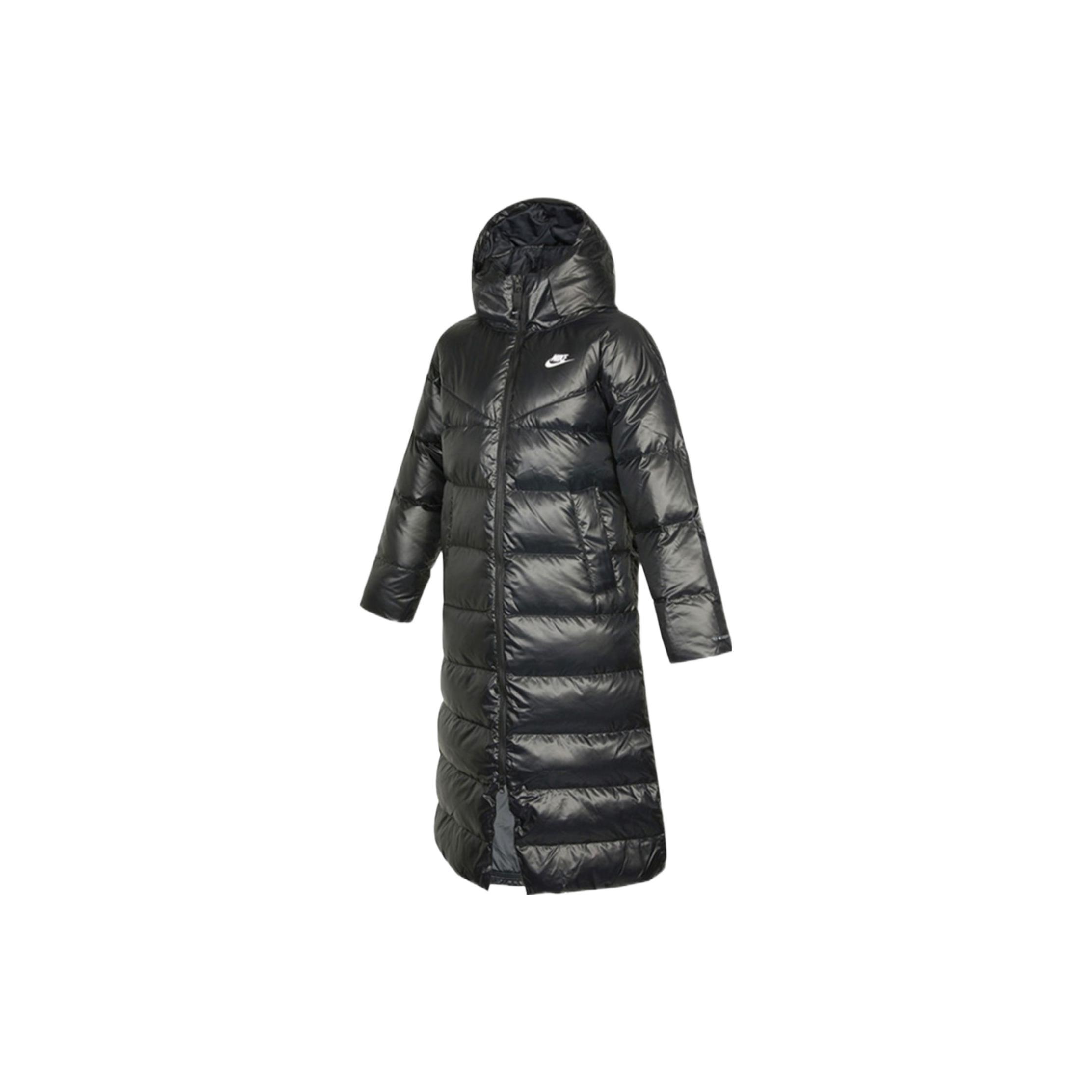 Nike Down Jackets Women`s Black Hooded