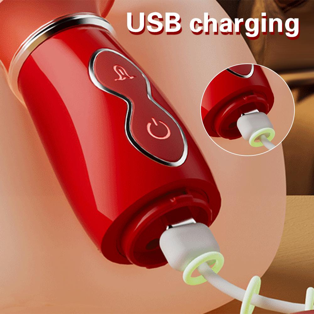 Realistic Tongue Vibrator Nipple Vagina Oral Stimulator G-spot Breast Massager Dildo Female Masturbator Adult Products