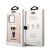 Karl Lagerfeld KLHMP14XSNIKBCP iPhone 14 Pro Max 6.7" hardcase pink/pink Silicone Ikonik Magsafe
