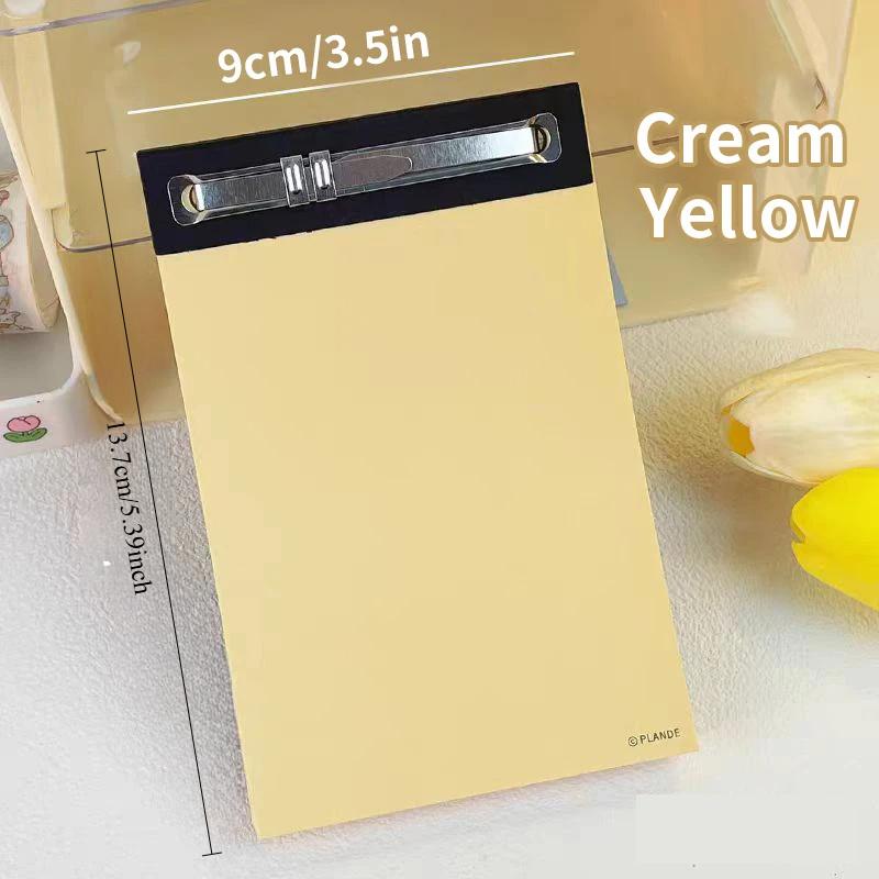 75 Sheets Of Plande Note Book Can Be Torn Student Study Memo Hand Account Non-adhesive Notepad Blank Four-color Note Book Pocket