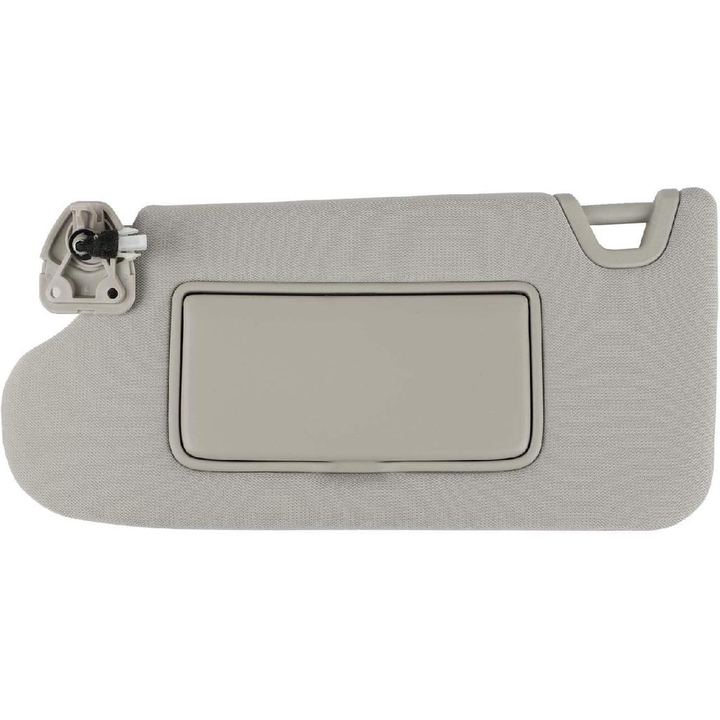 Nakuuly Left Driver Side Sun Visor Gray With Light, Without Sunroof Compatible With Nissan Altima 2013 2014 2015 2016 2017 2018 Replaces #