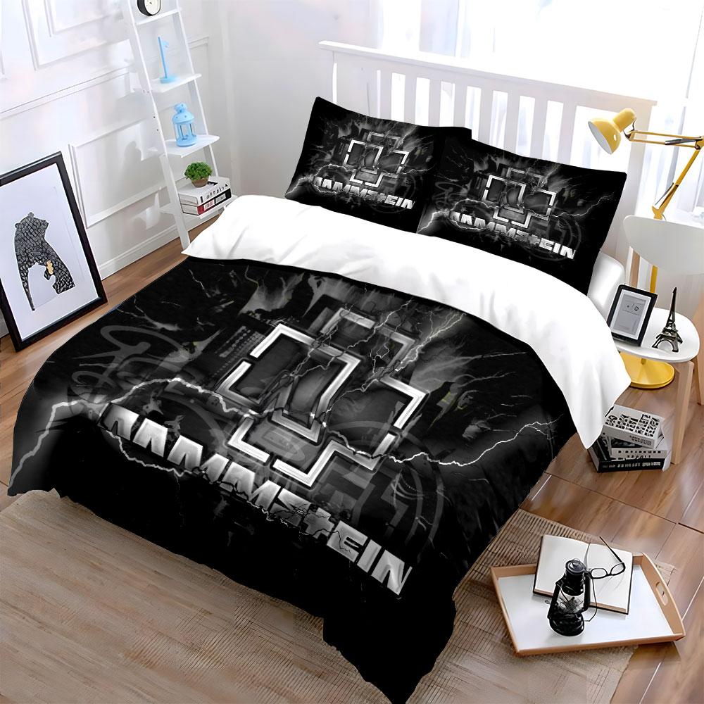 Logo, Lightning, Dark Background. Bedding Sets Duvet Cover Sets Duvet Covers Pillowcases(1 * Duvet Cover 2 * Pillowcases Without Duvet Insert)
