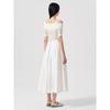 8SECONDS Striped Off-Shoulder Knit Ivory (114851Ay10)