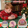 Colorful Tree House Desk Calendar 3D Tear Away Paper Carving Art Memo Pad Holiday Office Desktop Decoration Gift