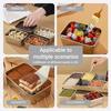 3/6/10PCS Refrigerator Food Storage Box Portable Food Freshness Preservation Box Picnic Box Stainless Steel Food Container