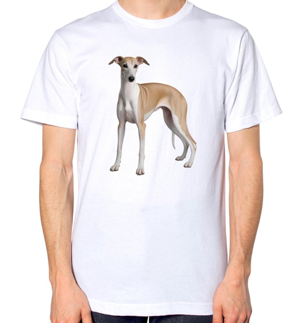 Whippet Dog T-Shirt Men Women Unisex Top L