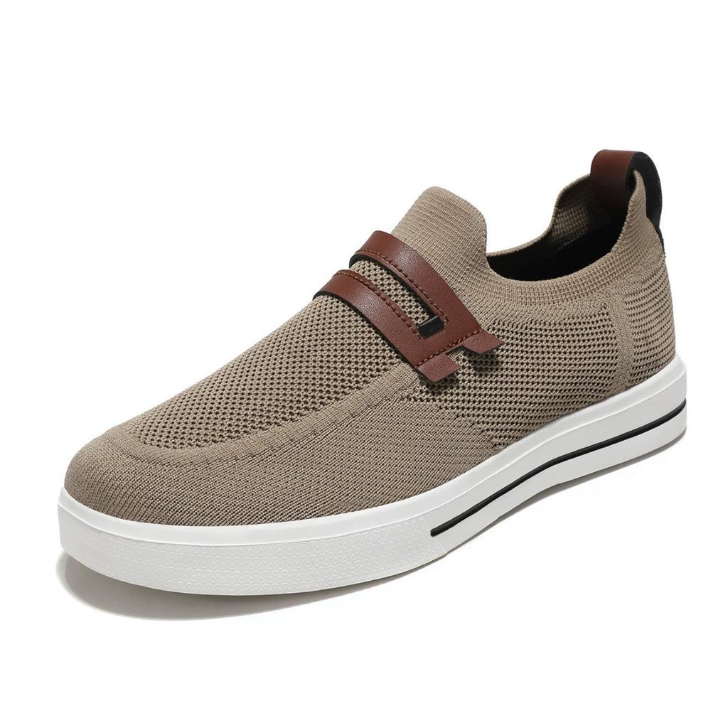 Men's Breathable Casual Shoes, Oversized Soft and Elastic Mesh Shoes, Sports Shoes, Lightweight Business Men's Shoes