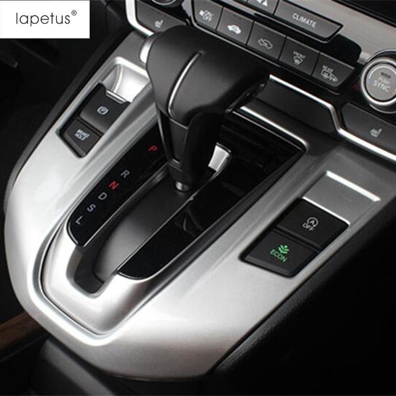 Car Central Control Gear Shift Panel Frame Decoration Cover Trim ABS Matte Accessories Interior For Honda CR-V CRV 2017 -